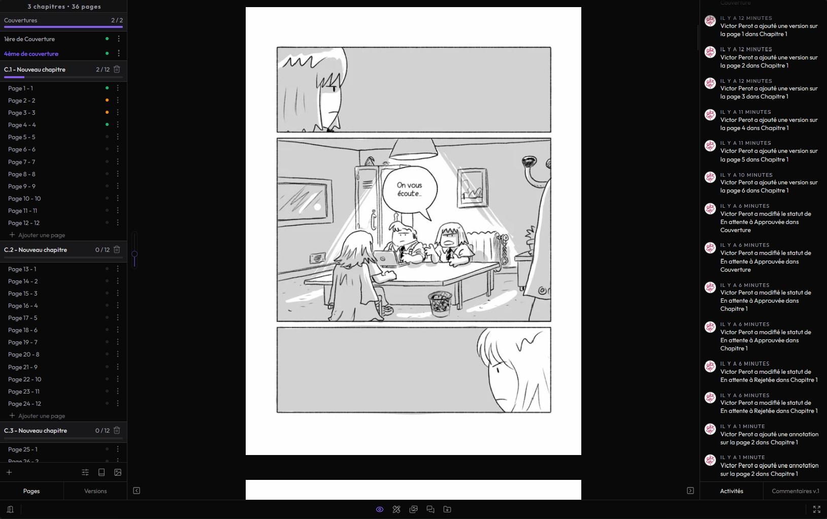 Lecteur de planches